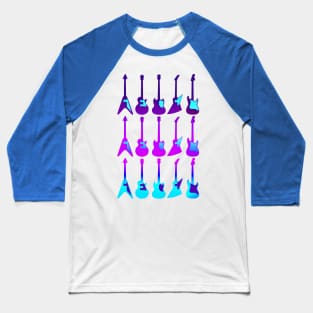 Eighties Guitars Baseball T-Shirt